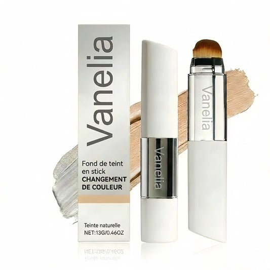 Fond de teint adaptatif 2-en-1 avec pinceau intégré