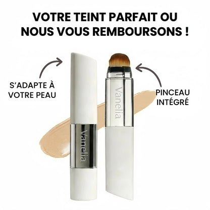 Fond de teint adaptatif 2-en-1 avec pinceau intégré
