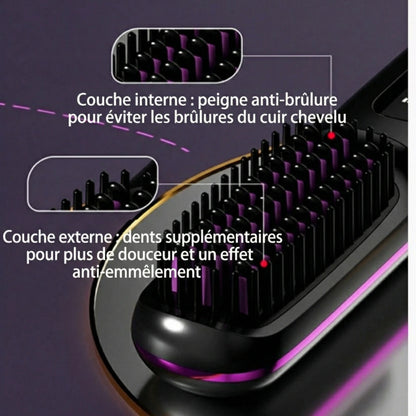 La PREMIÈRE brosse de coiffage intelligente pour cheveux courts