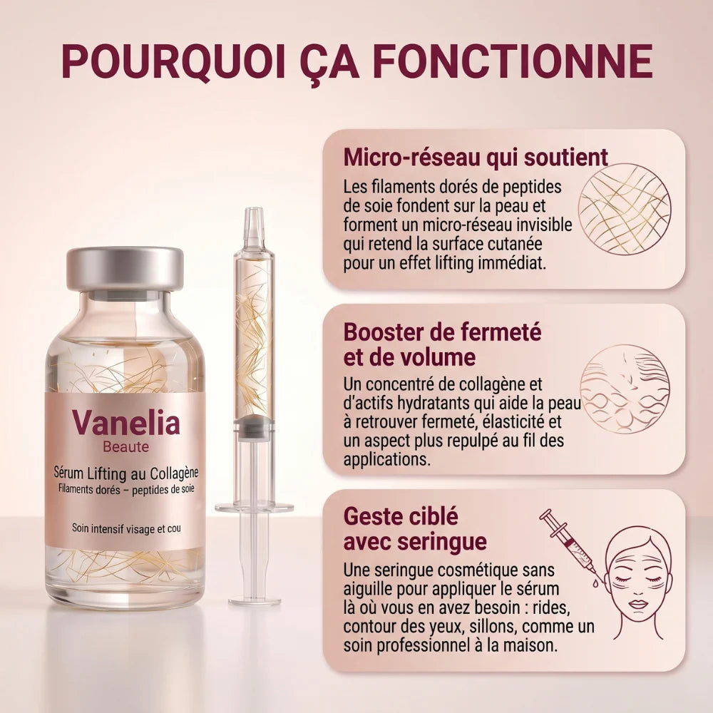 Vanelia – Sérum Coréen Effet Lifting dès la Première Application