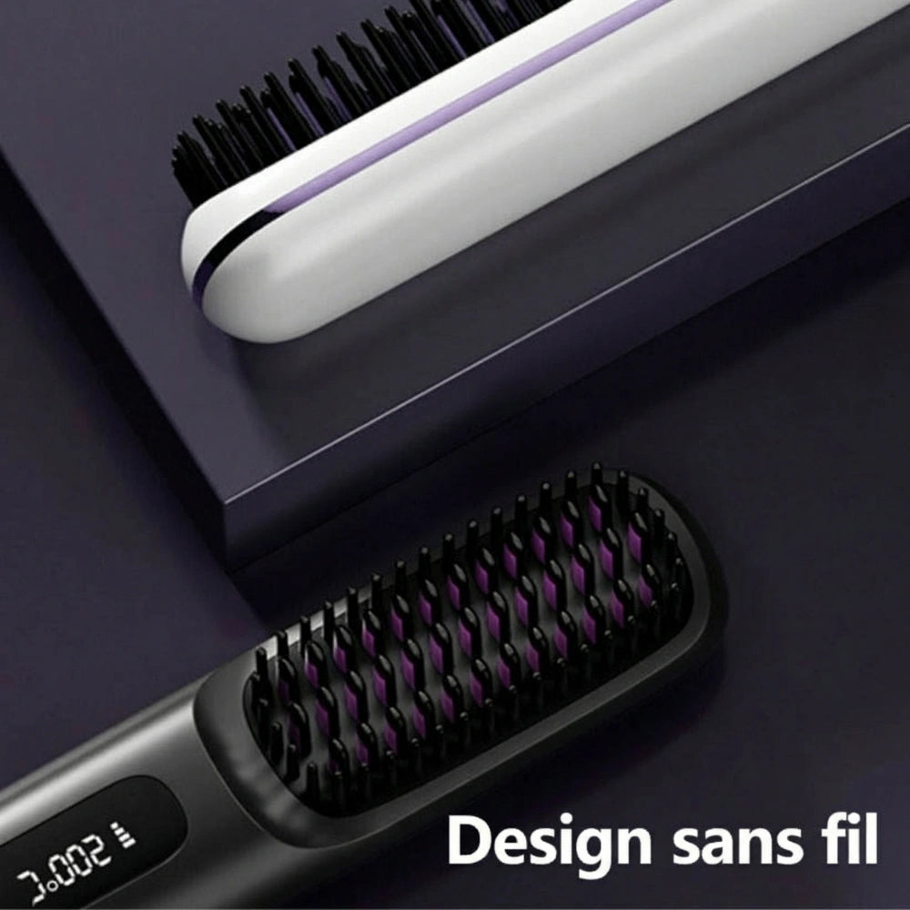 La PREMIÈRE brosse de coiffage intelligente pour cheveux courts