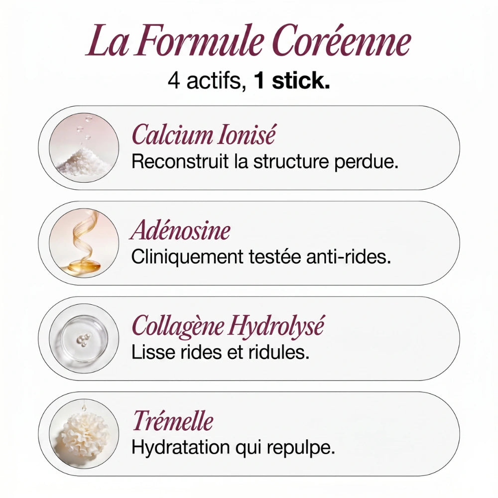 Calcéa – Stick Anti-Âge au Calcium et Collagène